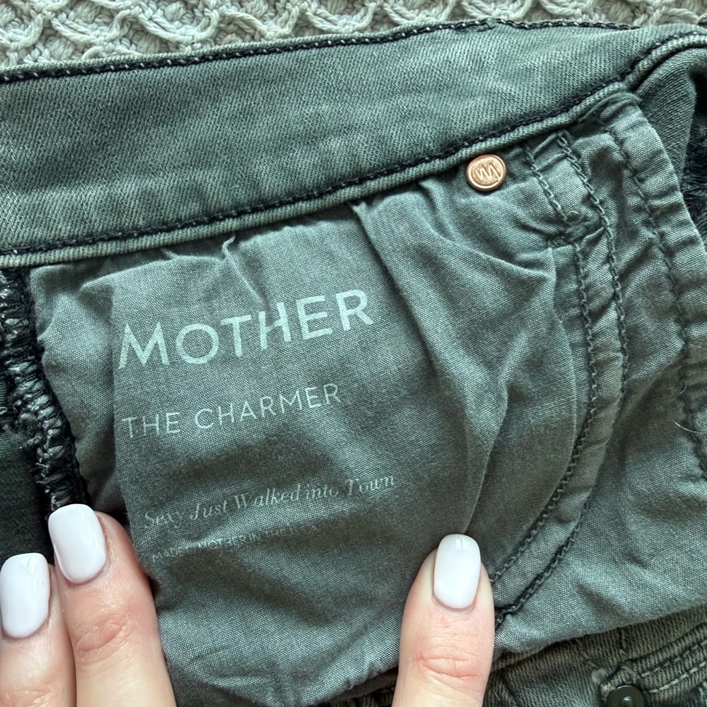 Mother The Charmer Distressed Jeans in Forest size 28 - Picture 8 of 8